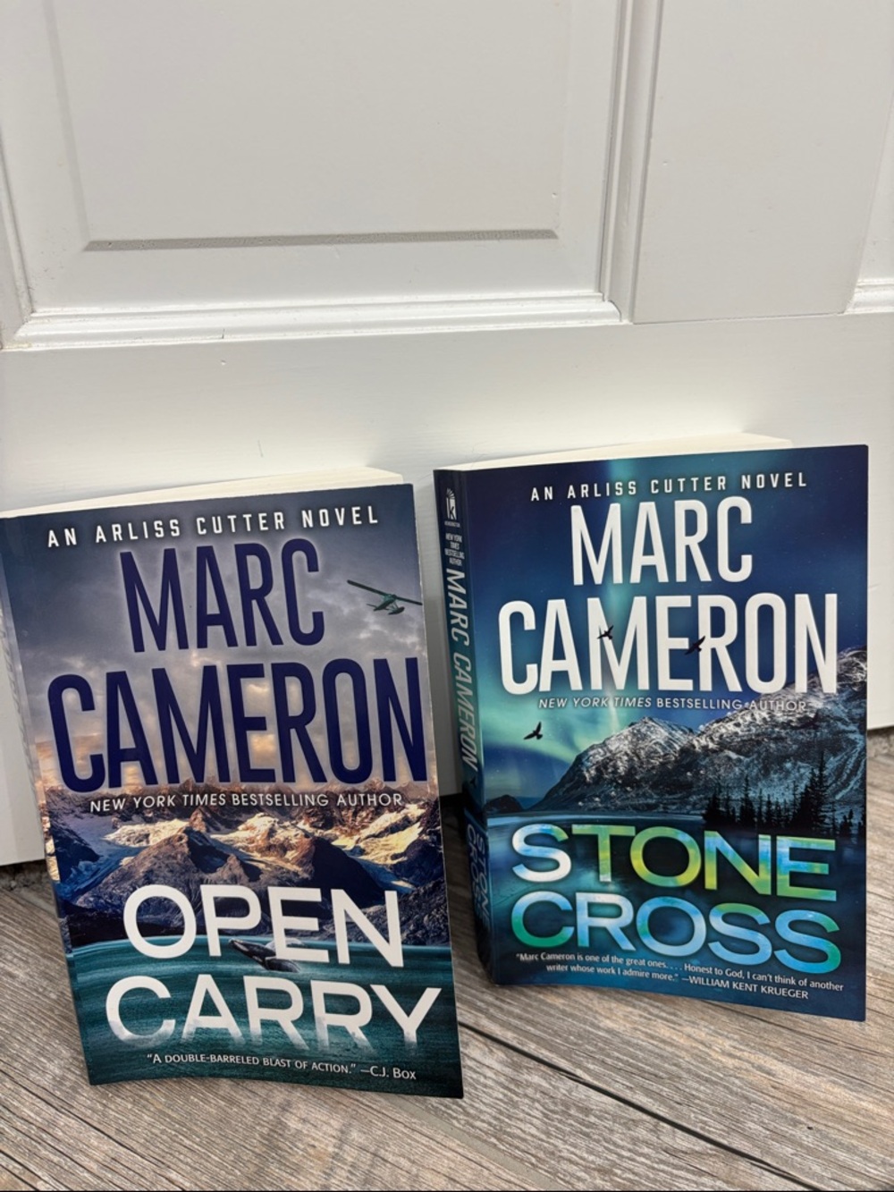 Set of 2 Marc Cameron paperbacks -Stone Cross, open Carry